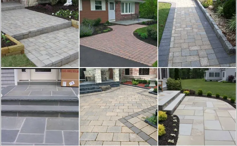 A selection of hardscape and walkway projects