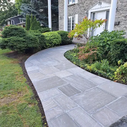 Flagstone walkway