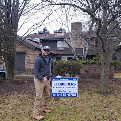 Completed roofing job