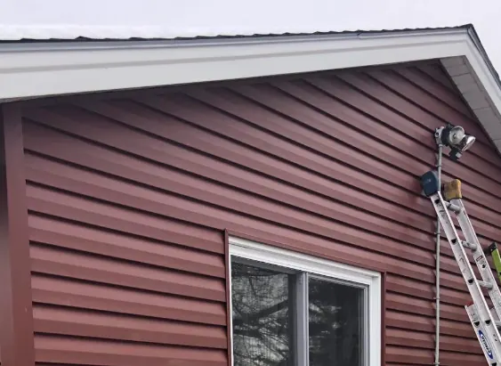 Aluminum and vinyl siding work