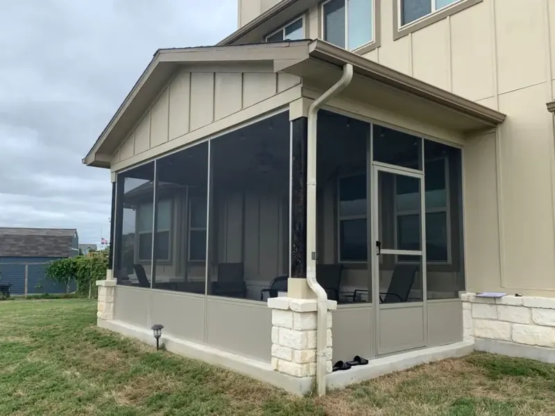 Custom sunroom addition