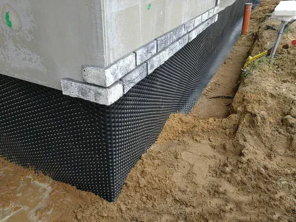 Foundation waterproofing membrane