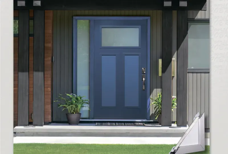 New windows and doors installed